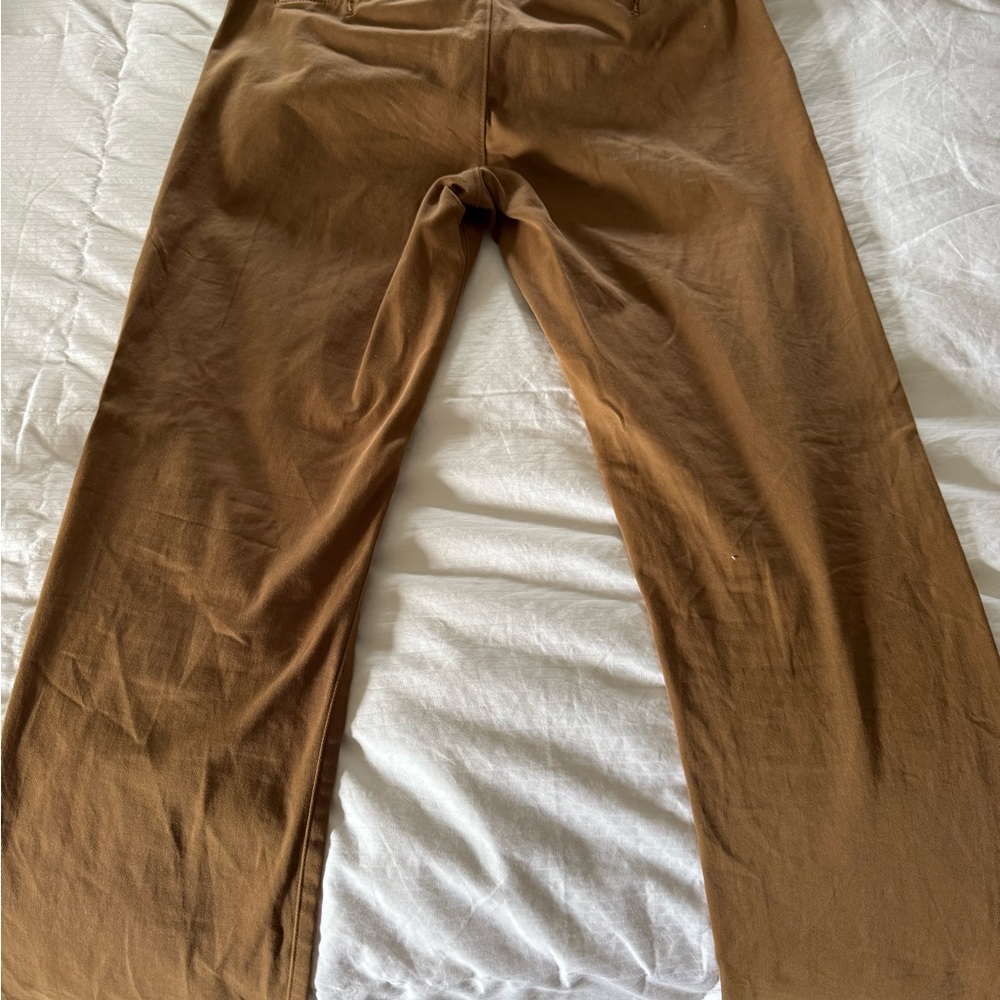 Express Brown Chinos Casual Straight-Leg Pants